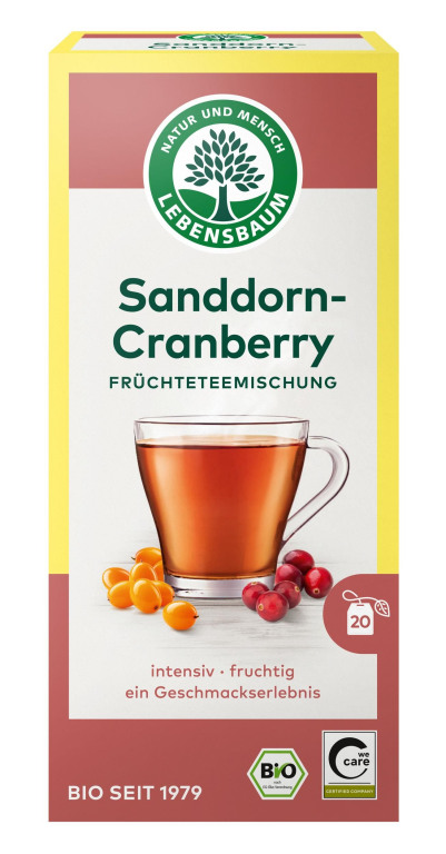 Sanddorn-Cranberry Tee bio